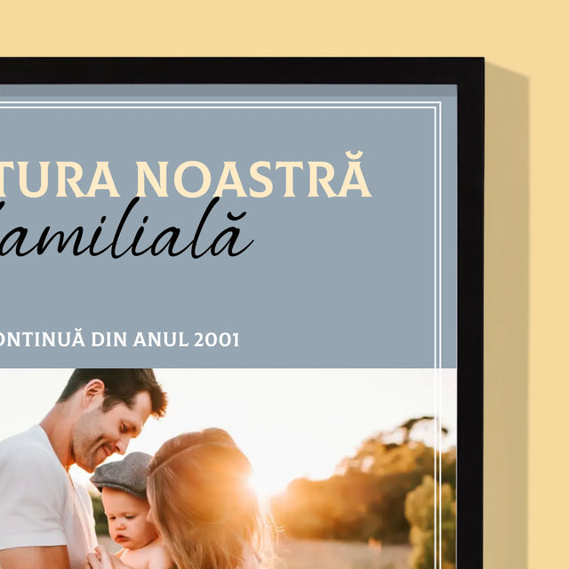 Istoria Noastră: Aventură Familială - Imprimare Cu Ramă 30X40 (Verticală)