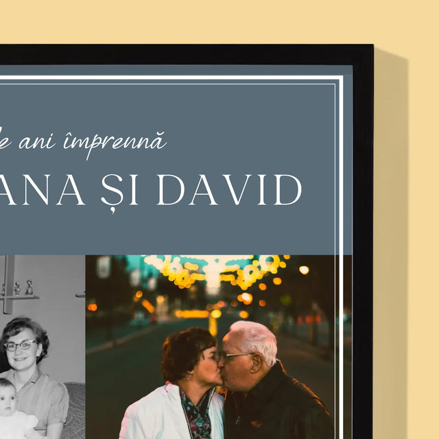 Istoria Noastră: Ani Împreună - Imprimare Cu Ramă 30X40 (Verticală)