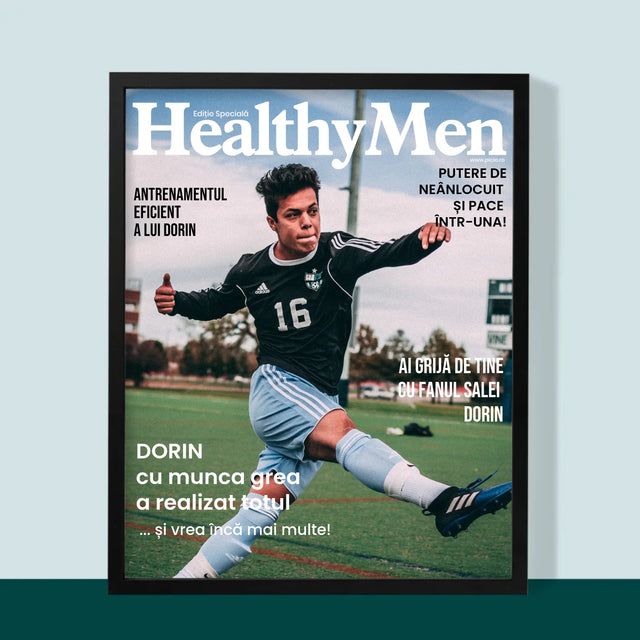 Copertă Derevistă: Healthymen - Imprimare Cu Ramă 30X40 (Verticală)