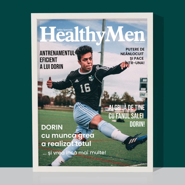 Copertă Derevistă: Healthymen - Imprimare Cu Ramă 30X40 (Verticală)