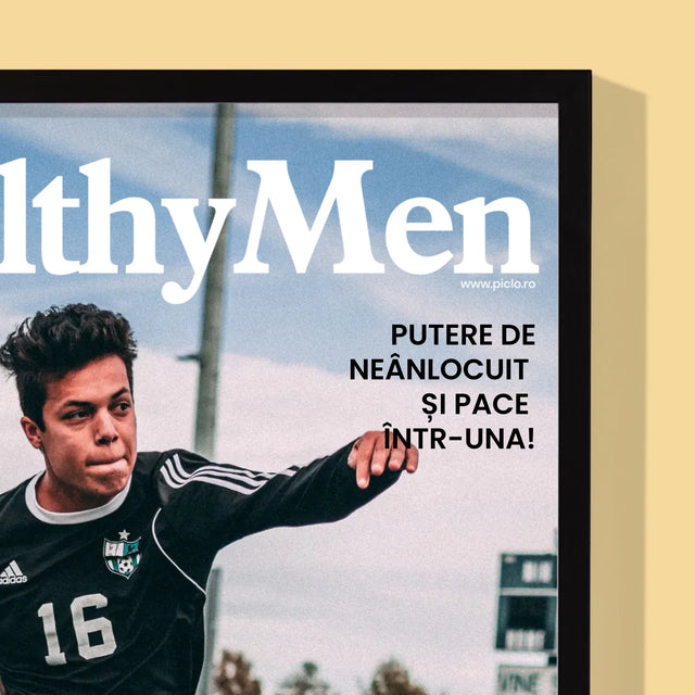 Copertă Derevistă: Healthymen - Imprimare Cu Ramă 30X40 (Verticală)