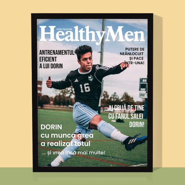 Copertă Derevistă: Healthymen - Imprimare Cu Ramă 30X40 (Verticală)