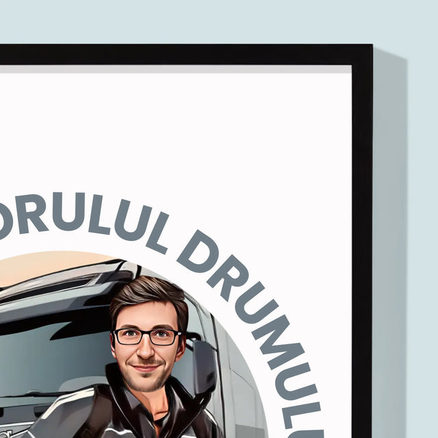 Personajul Tău: Conducătorul Drumului - Imprimare Cu Ramă 30X40 (Verticală)