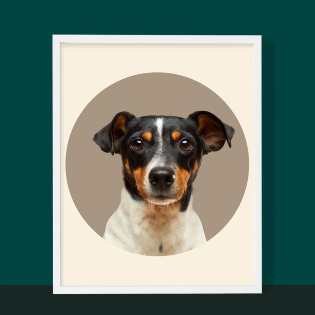 Fotografie Si Semnătură: Câinele Tău - Imprimare Cu Ramă 30X40 (Verticală)