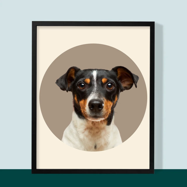 Fotografie Si Semnătură: Câinele Tău - Imprimare Cu Ramă 30X40 (Verticală)