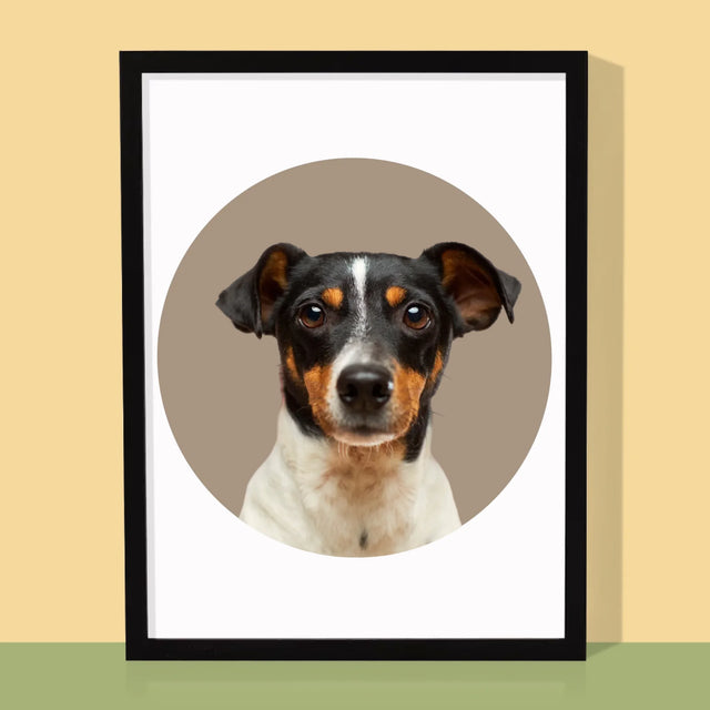 Fotografie Si Semnătură: Câinele Tău - Imprimare Cu Ramă 30X40 (Verticală)