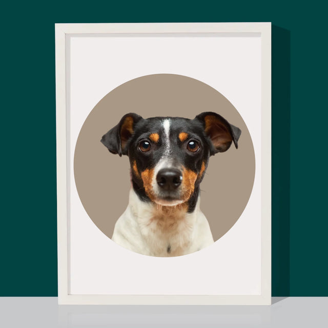 Fotografie Si Semnătură: Câinele Tău - Imprimare Cu Ramă 30X40 (Verticală)