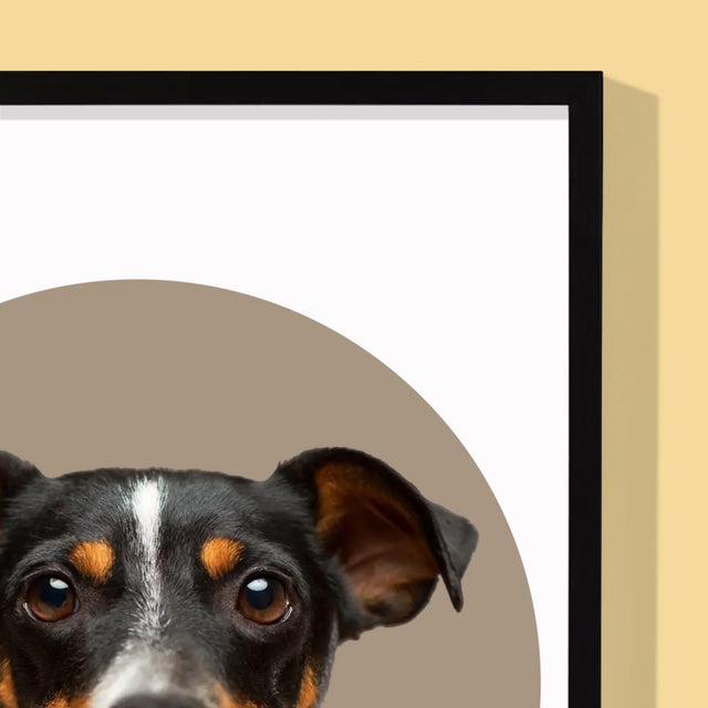 Fotografie Si Semnătură: Câinele Tău - Imprimare Cu Ramă 30X40 (Verticală)