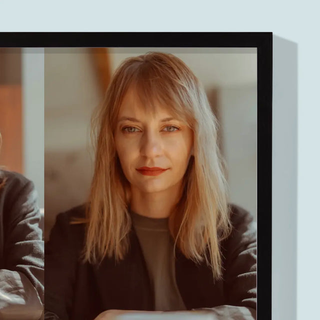 Colaj De Fotografii: Au Trecut 40 De Ani - Imprimare Cu Ramă 30X40 (Verticală)