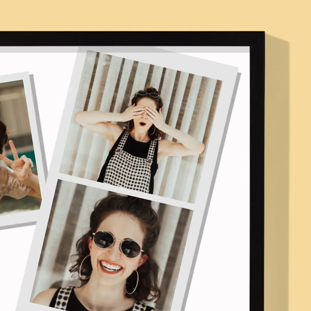 Colaj De Fotografii: Superbă La 30 De Ani - Imprimare Cu Ramă 30X40 (Verticală)