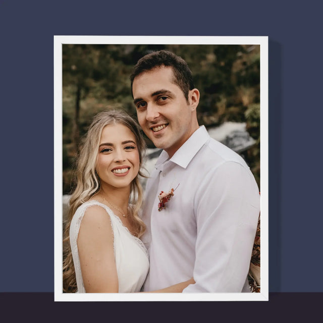 Fotografie Si Semnătură: Fotografia Ta - Imprimare Cu Ramă 30X40 (Verticală)