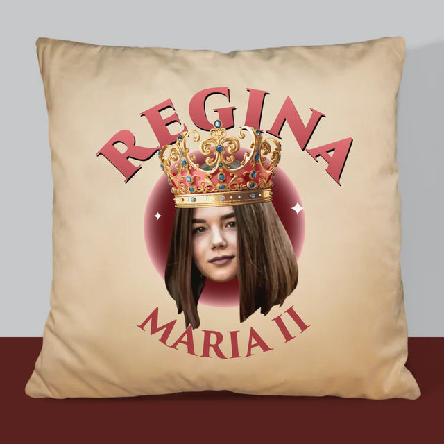 Fotografie Si Semnătură: Regina - Pernă (Cu Fotografie)