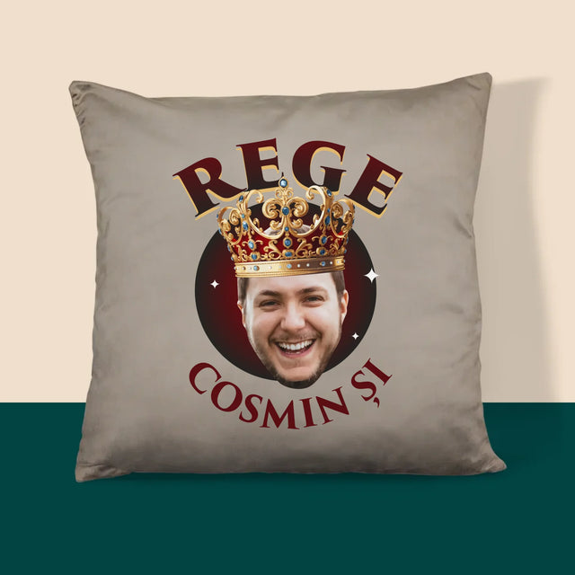 Fotografie Si Semnătură: Rege - Pernă (Cu Fotografie)