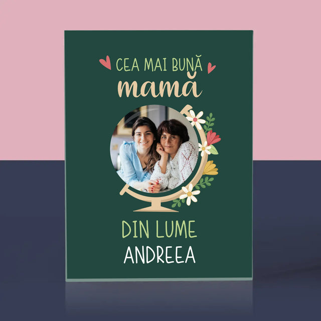 Fotografie Si Semnătură: Cea Mai Bună Mamă Lumea - Bloc Acrilic
