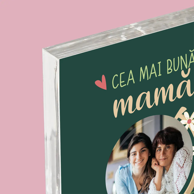 Fotografie Si Semnătură: Cea Mai Bună Mamă Lumea - Bloc Acrilic