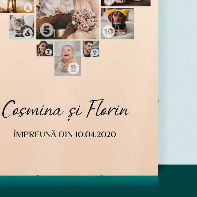 Colaj De Fotografii: Inimă - Colaj Din Fotografii - Poster