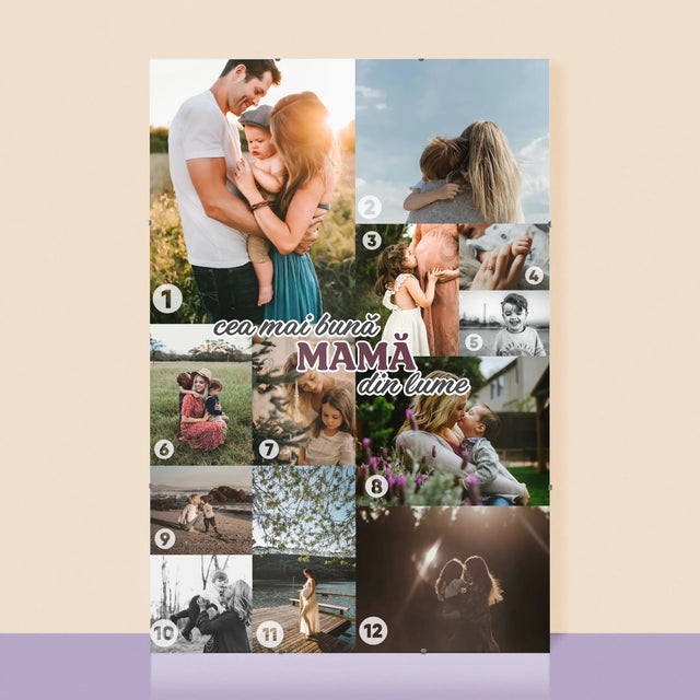Colaj De Fotografii: Cea Mai Bună Mamă Din Lume - Poster