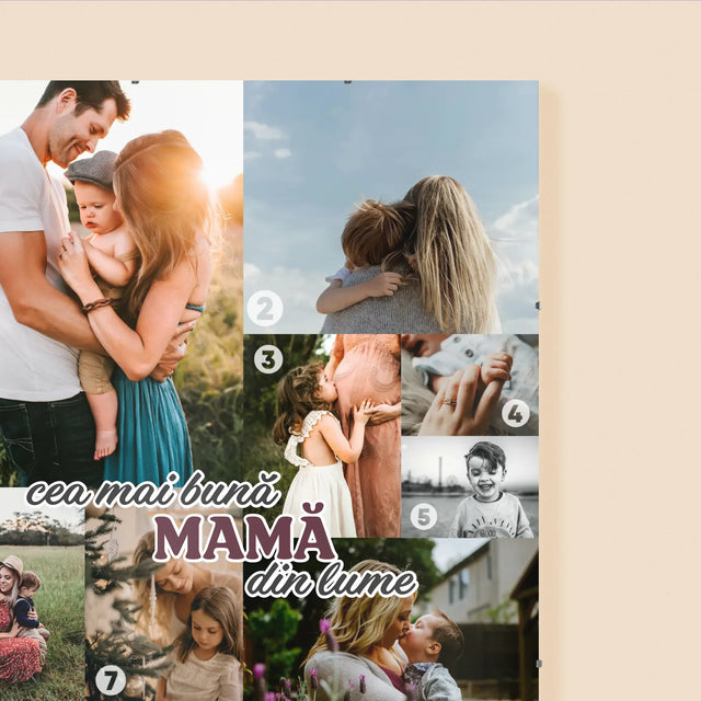 Colaj De Fotografii: Cea Mai Bună Mamă Din Lume - Poster