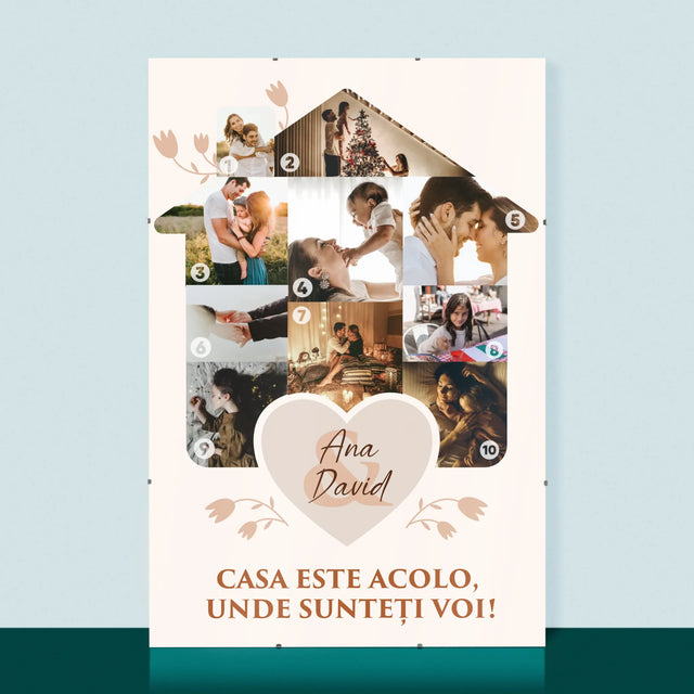 Formă Din Fotografii: Casa Părintească - Poster
