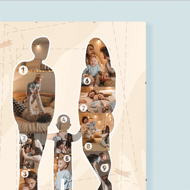 Formă Din Fotografii: Iubire Fe Familie - Poster