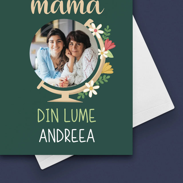 Fotografie Si Semnătură: Cea Mai Bună Mamă Lumea - Card Cu Felicitări