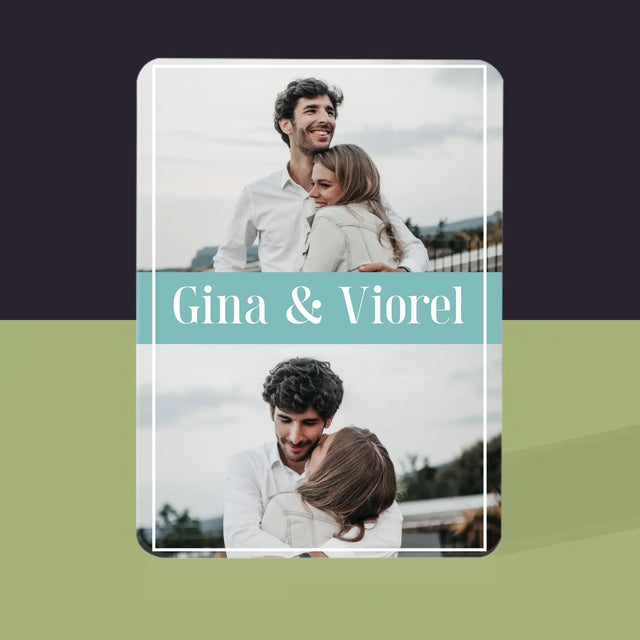 Colaj foto: Nume de cuplu - Cărți de joc | RO