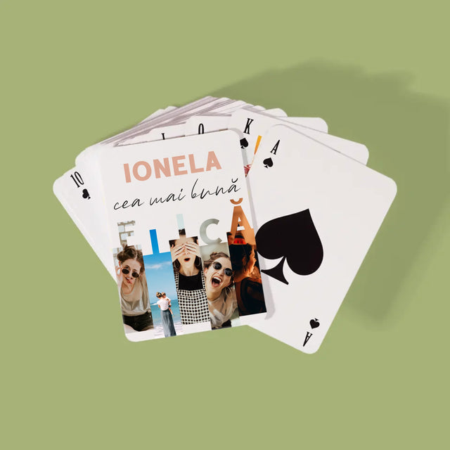 Colaj foto: Cea mai bună fiică - Cărți de joc | RO