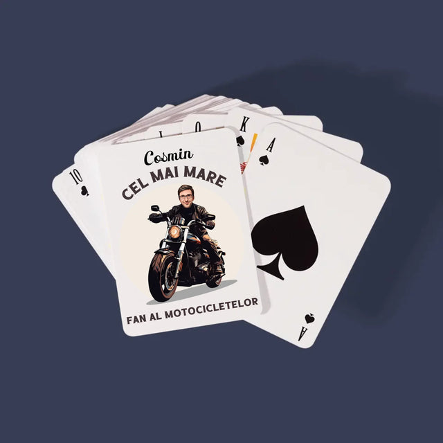 Personajul tău: Fan Motociclete - Cărți de joc | RO