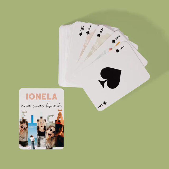 Colaj foto: Cea mai bună fiică - Cărți de joc | RO