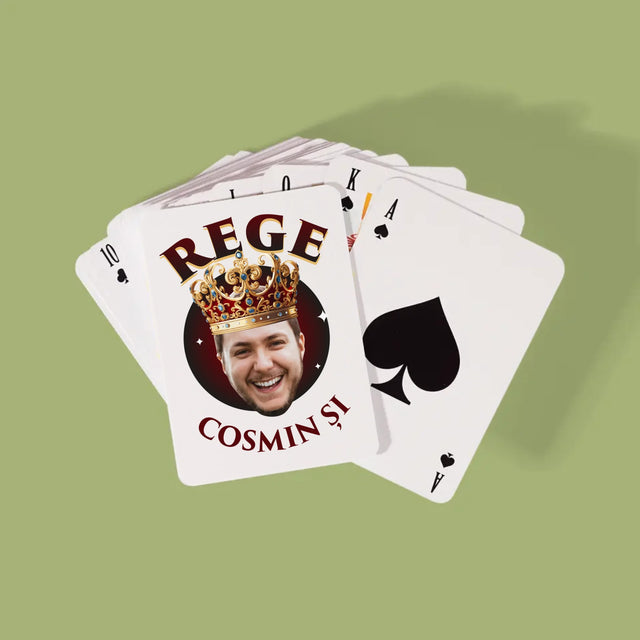 Fotografie și legendă: Regele - Cărți de joc | RO