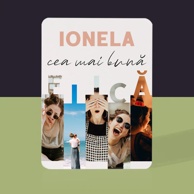 Colaj foto: Cea mai bună fiică - Cărți de joc | RO