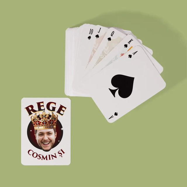 Fotografie și legendă: Regele - Cărți de joc | RO