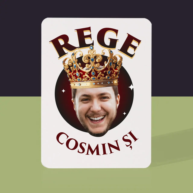 Fotografie și legendă: Regele - Cărți de joc | RO