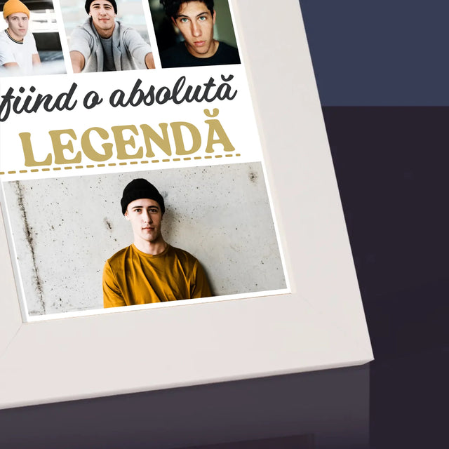 Colaj De Fotografii: 18 Ani Fiind O Legendă - Ramă Pentru Fotografii (Horizontală)