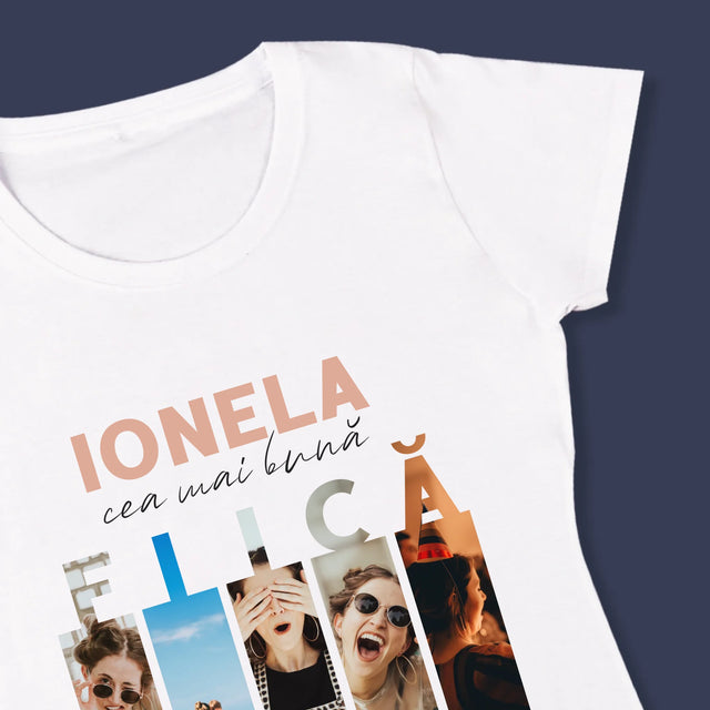 Colaj De Fotografii: Cea Mai Bună Fiică - Tricou Pentru Femei