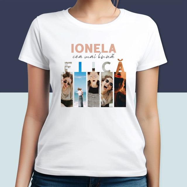 Colaj De Fotografii: Cea Mai Bună Fiică - Tricou Pentru Femei