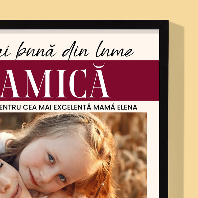 Copertă Derevistă: Najlepsza Mamusia: Coperta De Revistă - Imprimare Cu Ramă 30X40 (Verticală)