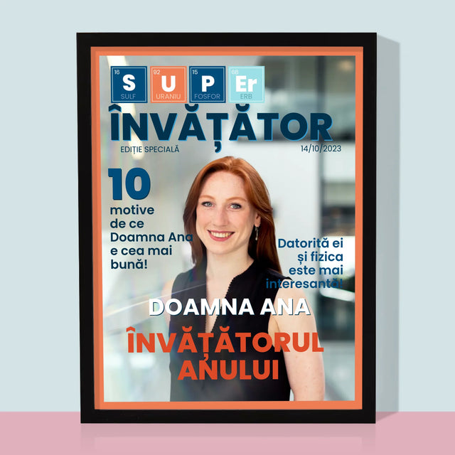 Coperta revistei: Super Teacher - Imprimare inramata | RO