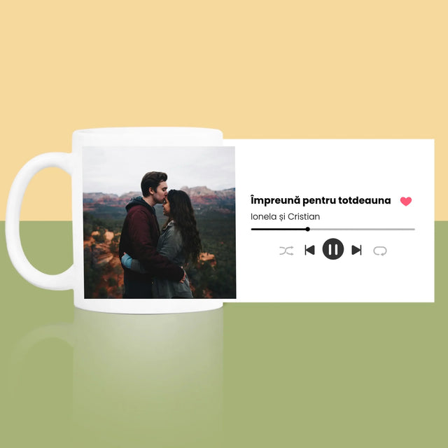 Fotografie Si Semnătură: Spotify Cu Fotografia Ta - Cană