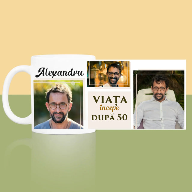 Colaj De Fotografii: Viața Începe După 50 - Cană