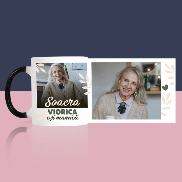 Colaj De Fotografii: Soacra E Și Mamică - Cană