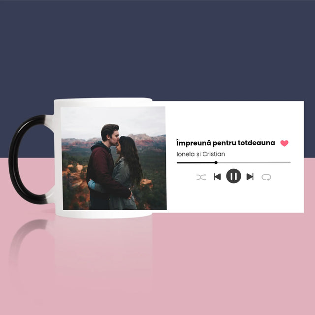 Fotografie Si Semnătură: Spotify Cu Fotografia Ta - Cană