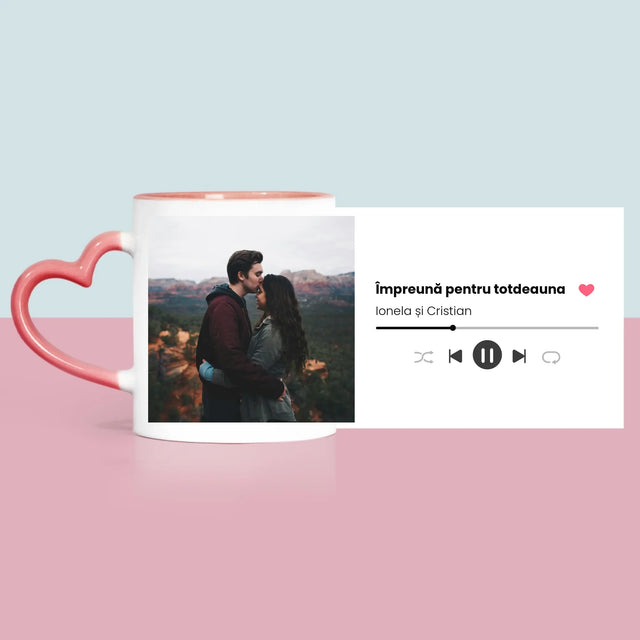 Fotografie Si Semnătură: Spotify Cu Fotografia Ta - Cană
