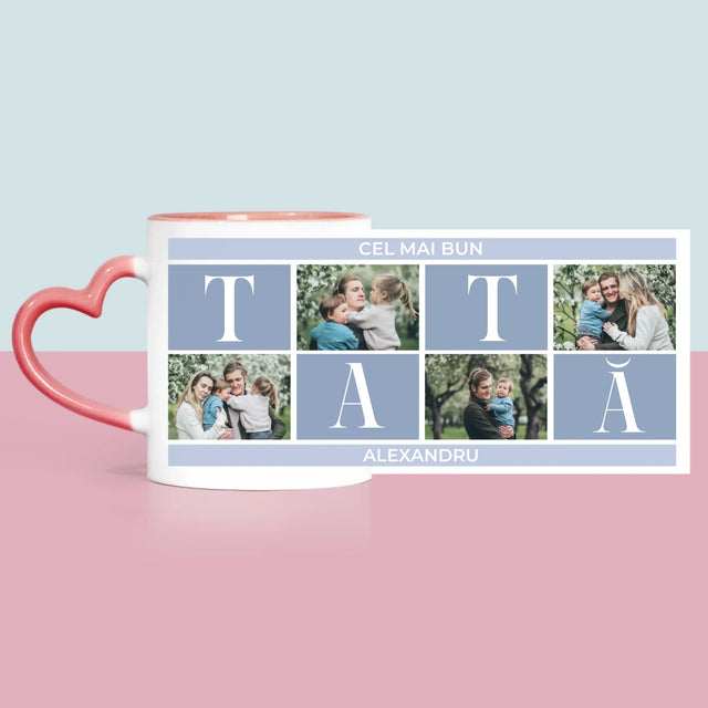 Colaj De Fotografii: Cel Mai Bun Tată - Cană
