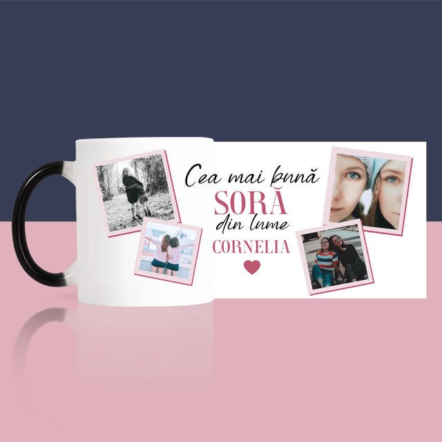 Colaj De Fotografii: Cea Mai Bună Soră Din Lume - Cană