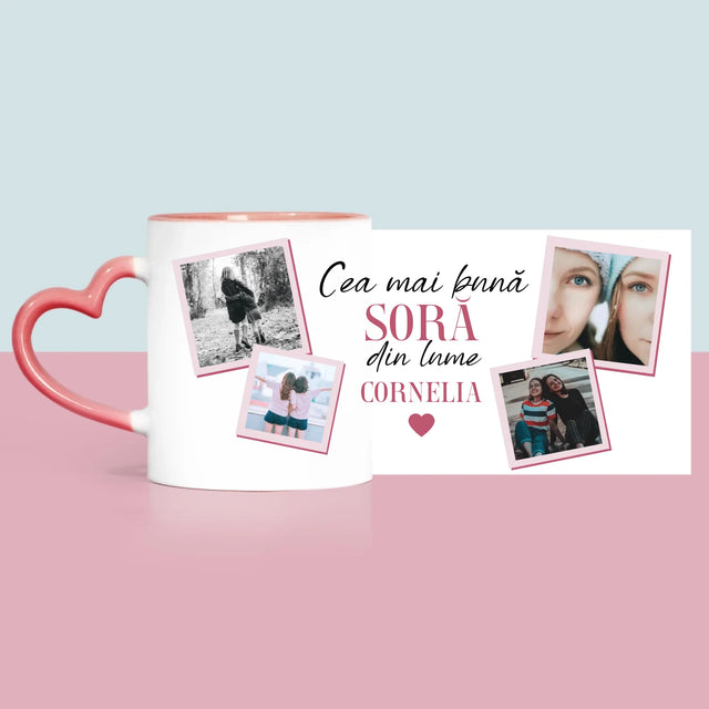 Colaj De Fotografii: Cea Mai Bună Soră Din Lume - Cană
