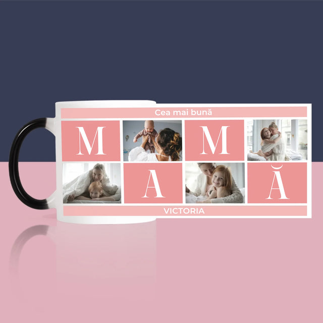 Colaj De Fotografii: Cea Mai Bună Mamă Colaj - Cană