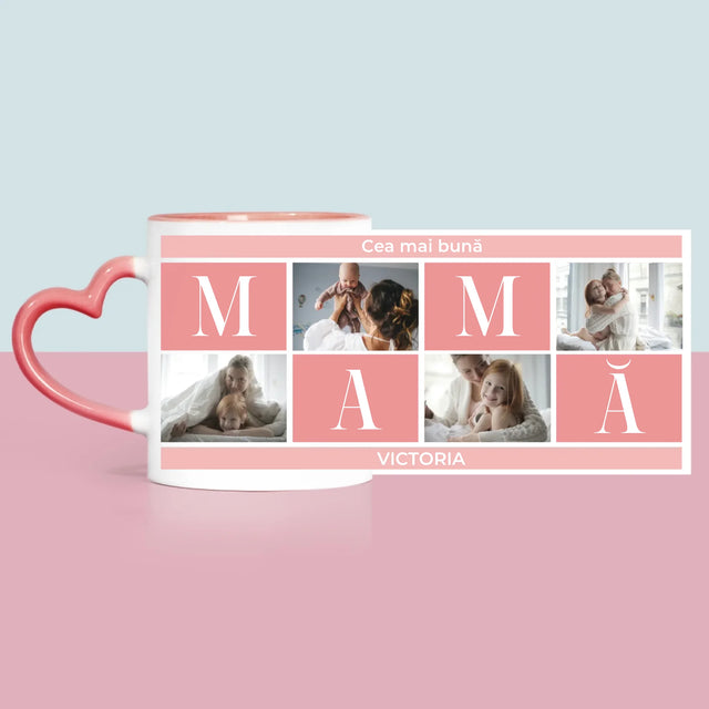 Colaj De Fotografii: Cea Mai Bună Mamă Colaj - Cană