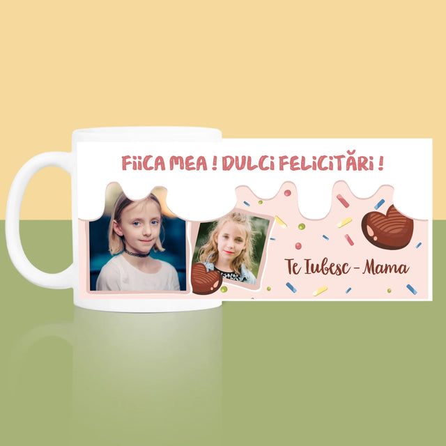 Colaj De Fotografii: Dulci Felicitări - Cană