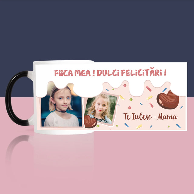 Colaj De Fotografii: Dulci Felicitări - Cană